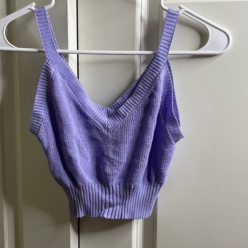 This purple tank top is from SHEIN